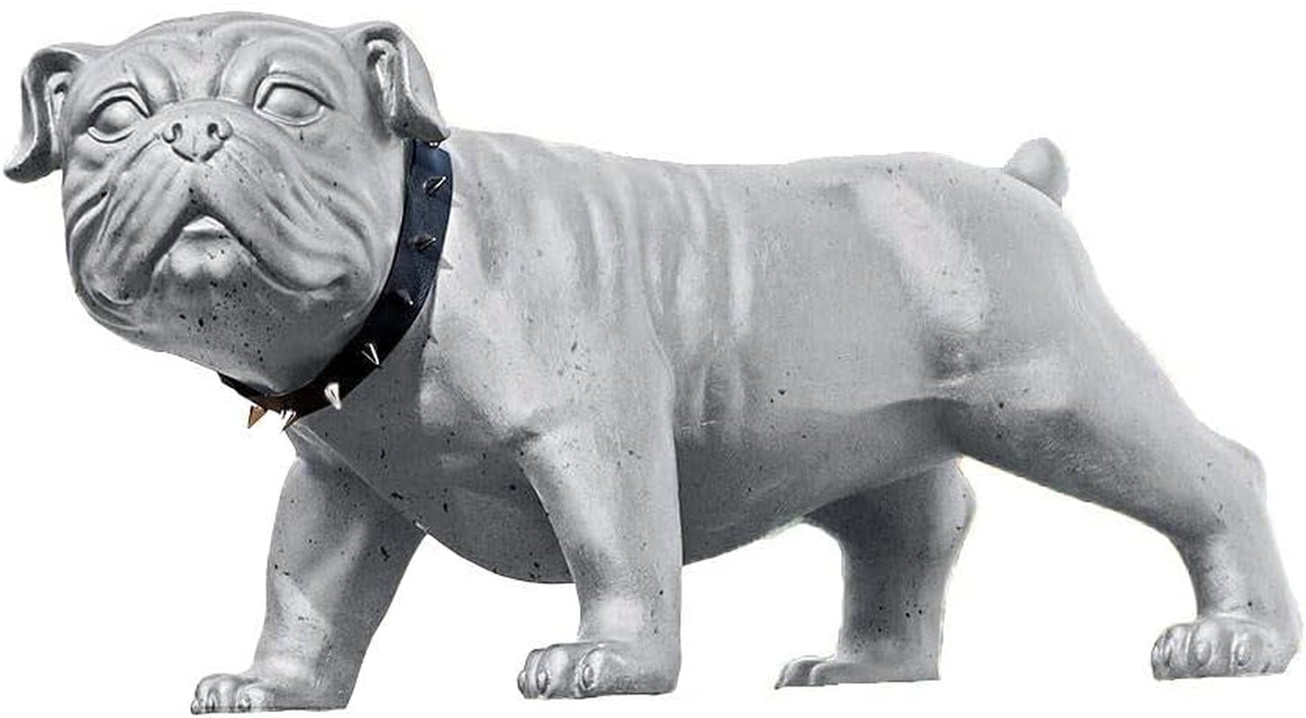 GILDE Décoration Figurine Couple Coeur Ballon - Amoureux sur banc avec coeur ballon décoration cadeau mariage - Coloris : Blanc Bronze Gris - Hauteur 24,5 cm Statuettes et sculptures Naty Shop Gris Hauteur 38,5 cm