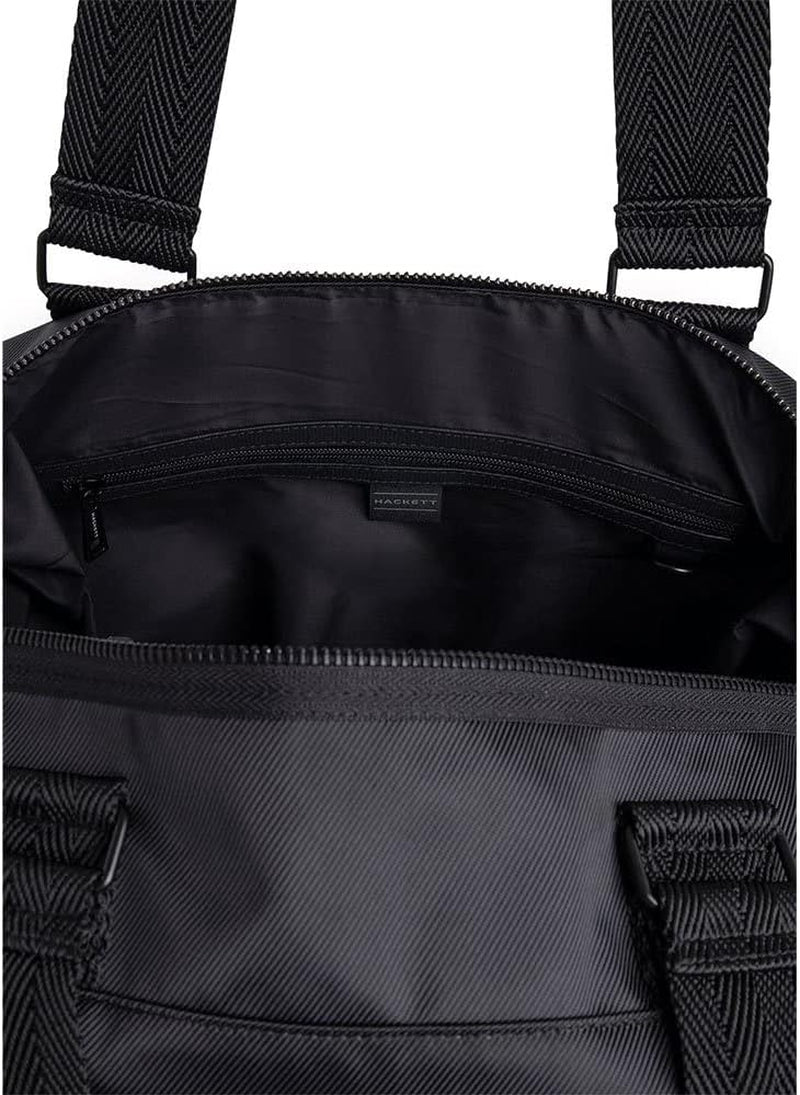 Hackett London Hs Travel Bag Carry-All & Organizer Clutches pour hommes, noir Bagages et équipement de voyage Naty Shop