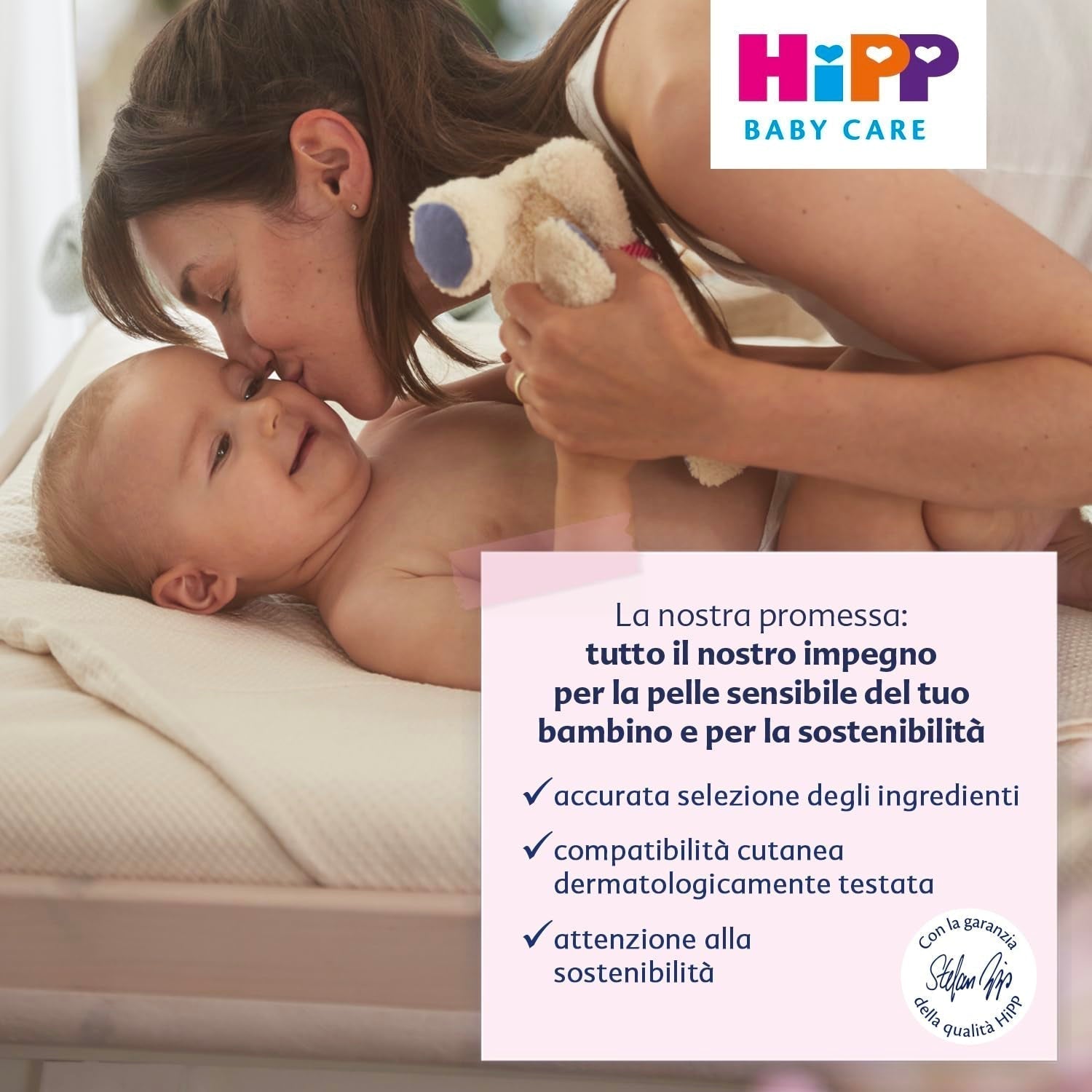 HiPP Baby Care Shampoing avec après-shampooing pour enfants, démêle les cheveux et protège le cuir chevelu, pour peaux sensibles, à l'extrait naturel d'amande bio, 1 x 200 ml Enfants - Bains et Soin Naty Shop