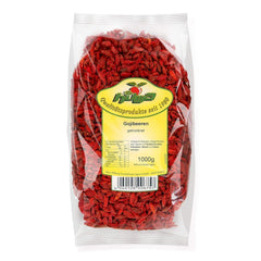 Baies de Goji Howa Premium 1 KG sèches - non traitées, naturelles - superaliment d'Asie - idéal pour cuisiner, pâtisserie ou comme collation saine - Baies de Goji 1000 g Produits déshydratés Naty Shop Titre par défaut
