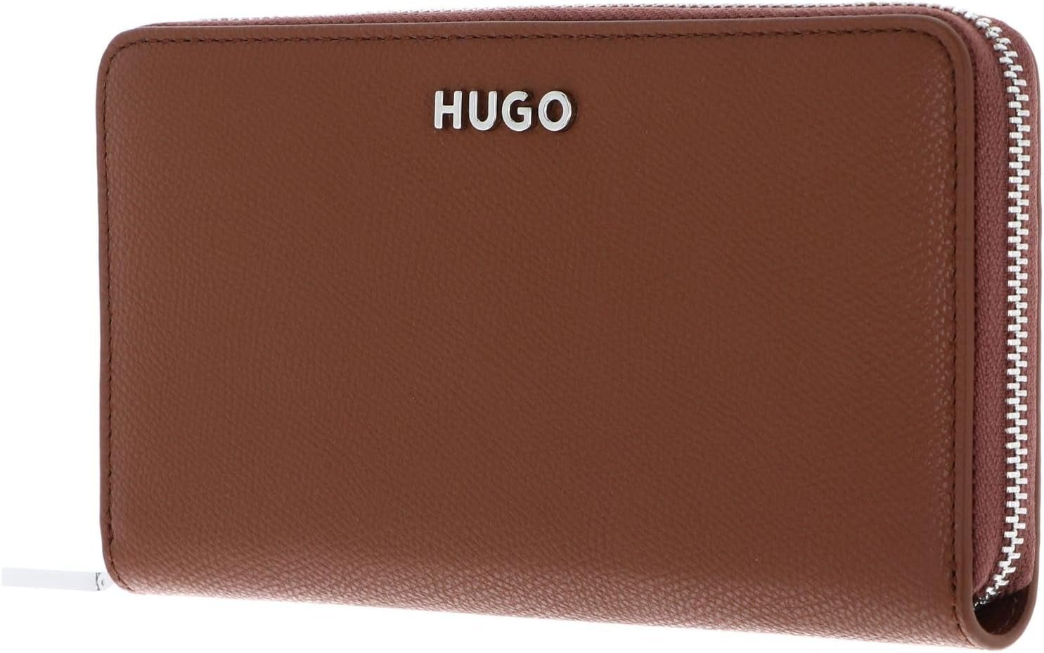 HUGO Ladies Chris Ziparound R. Zip_Around_Wallet Portefeuille pour femme Naty Shop Rouille/Cooper220 Onesi