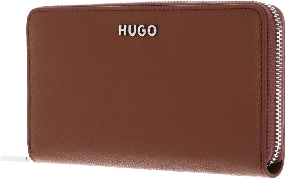 HUGO Ladies Chris Ziparound R. Zip_Around_Wallet Portefeuille pour femme Naty Shop Rouille/Cooper220 Onesi