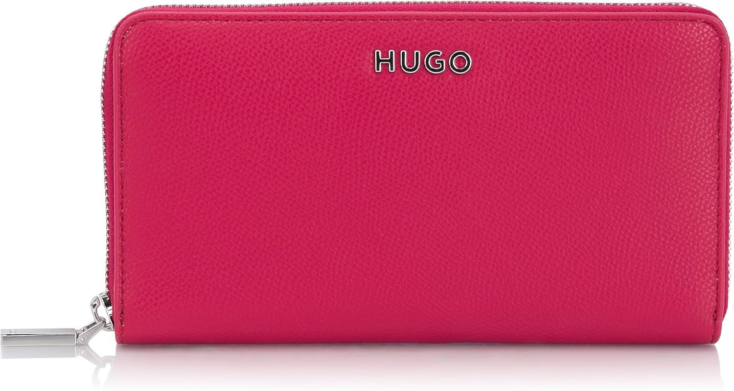 HUGO Ladies Chris Ziparound R. Zip_Around_Wallet Portefeuille pour femme Naty Shop Rose moyen663 Taille unique