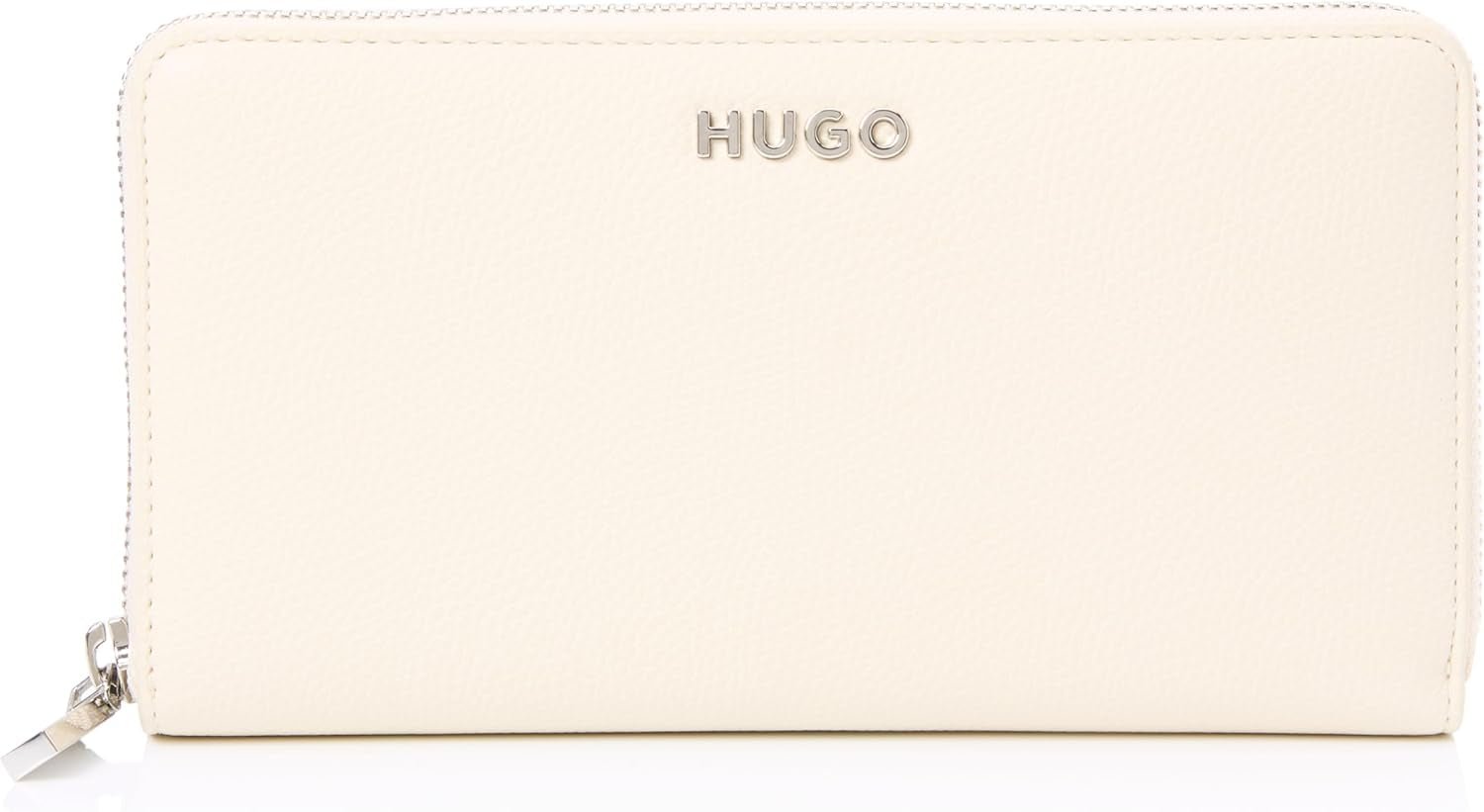 HUGO Ladies Chris Ziparound R. Zip_Around_Wallet Portefeuille pour femme Naty Shop Light White Onesi
