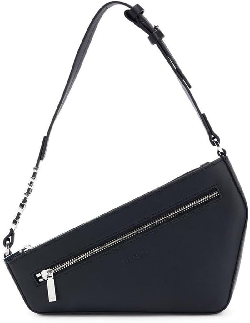 HUGO Mel Saddle R. Sac à bandoulière pour femme Sacs pour femme Naty Shop Noir1