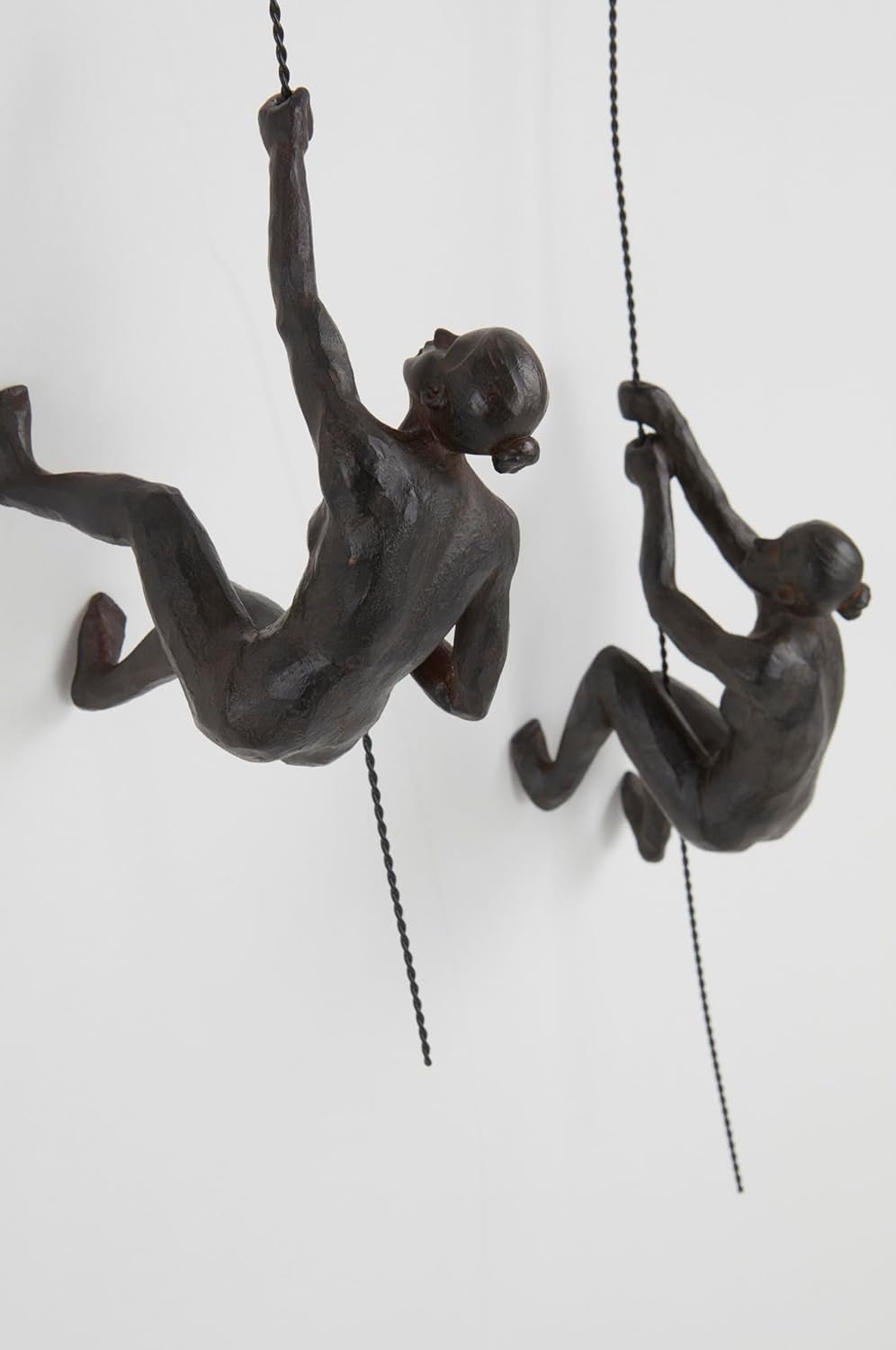 JOTEX Feminin Climbers Figurine decorative, pachet de 2, maro ruginiu Statuete si sculpturi Naty Shop