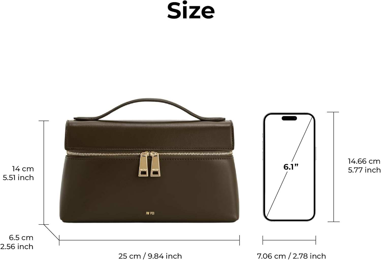 JW PEI Dames Thea Sacs à main Sacs Femme Naty Shop