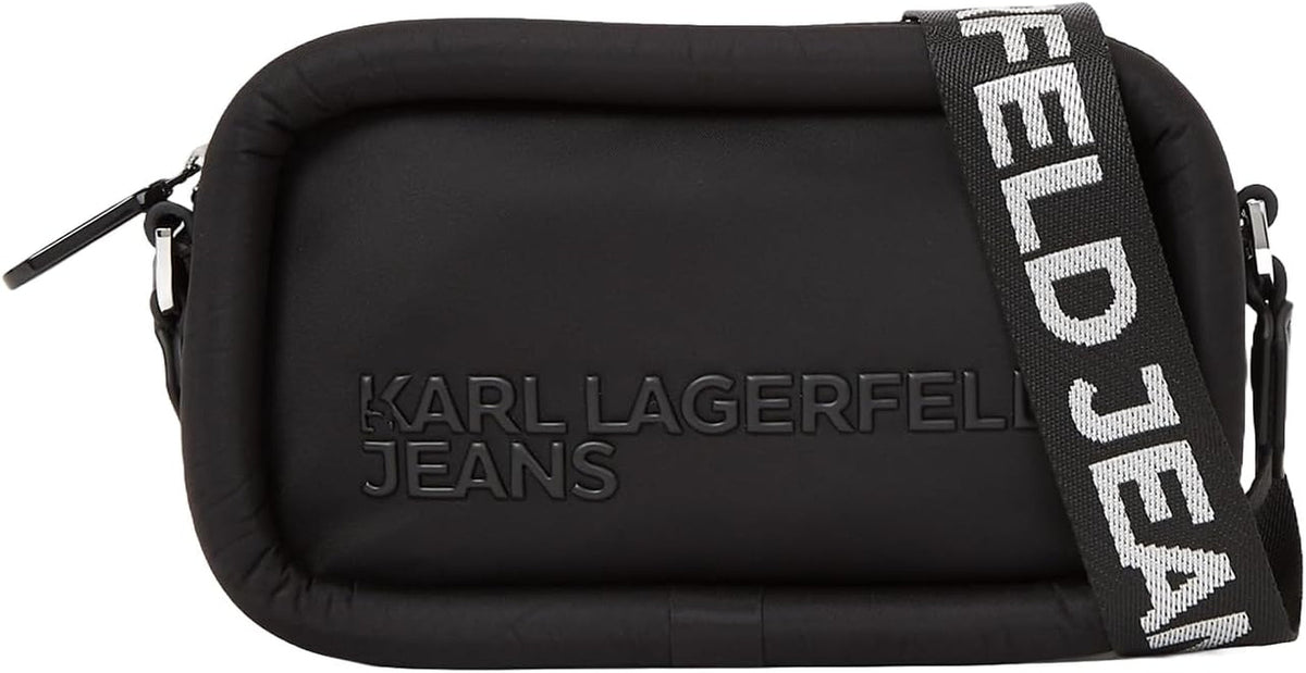 KARL LAGERFELD JEANS Puffy Camera Bag Sacs Bandoulière Femme Naty Shop Noir