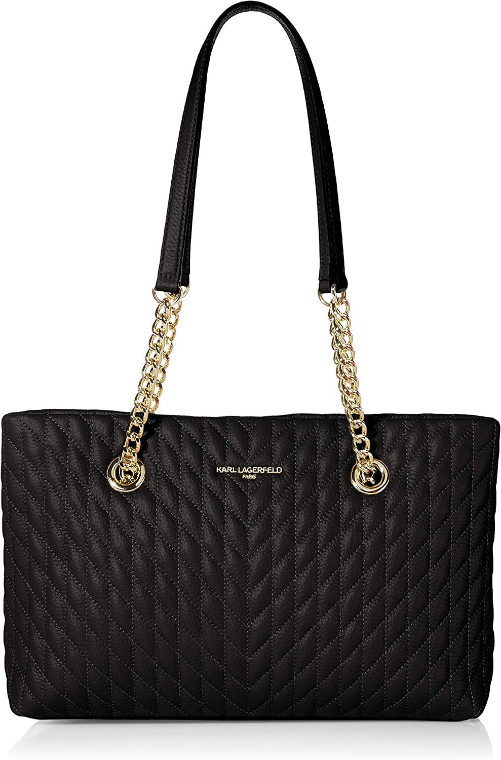 KARL LAGERFELD Sac Cabas Karolina Femme Naty Shop Sacs Noir / Or Taille Unique