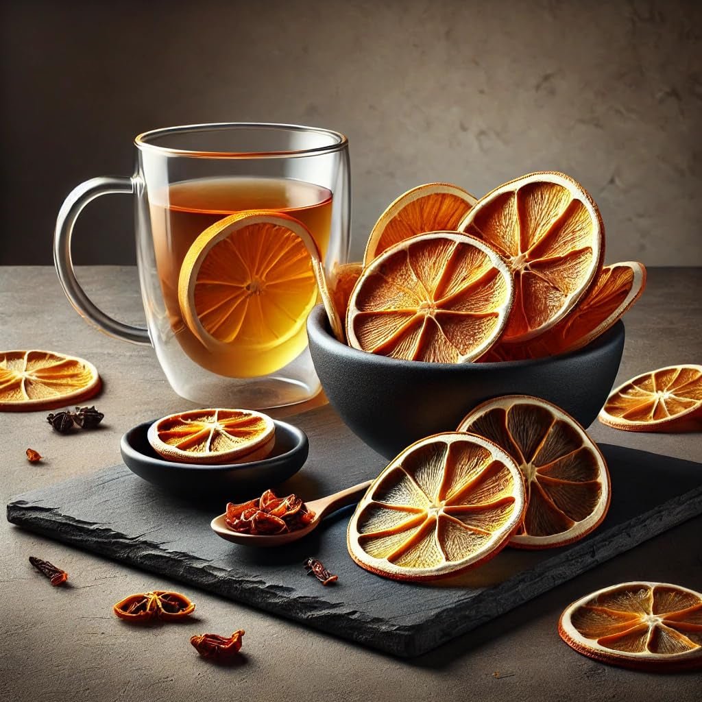 Knabberkraft Tranches d'orange séchées 100g - Snack et arôme naturel | Parfait pour le thé, les desserts, les décorations et plus encore | Riche en vitamine C et sans additifs produits déshydratés Naty Shop