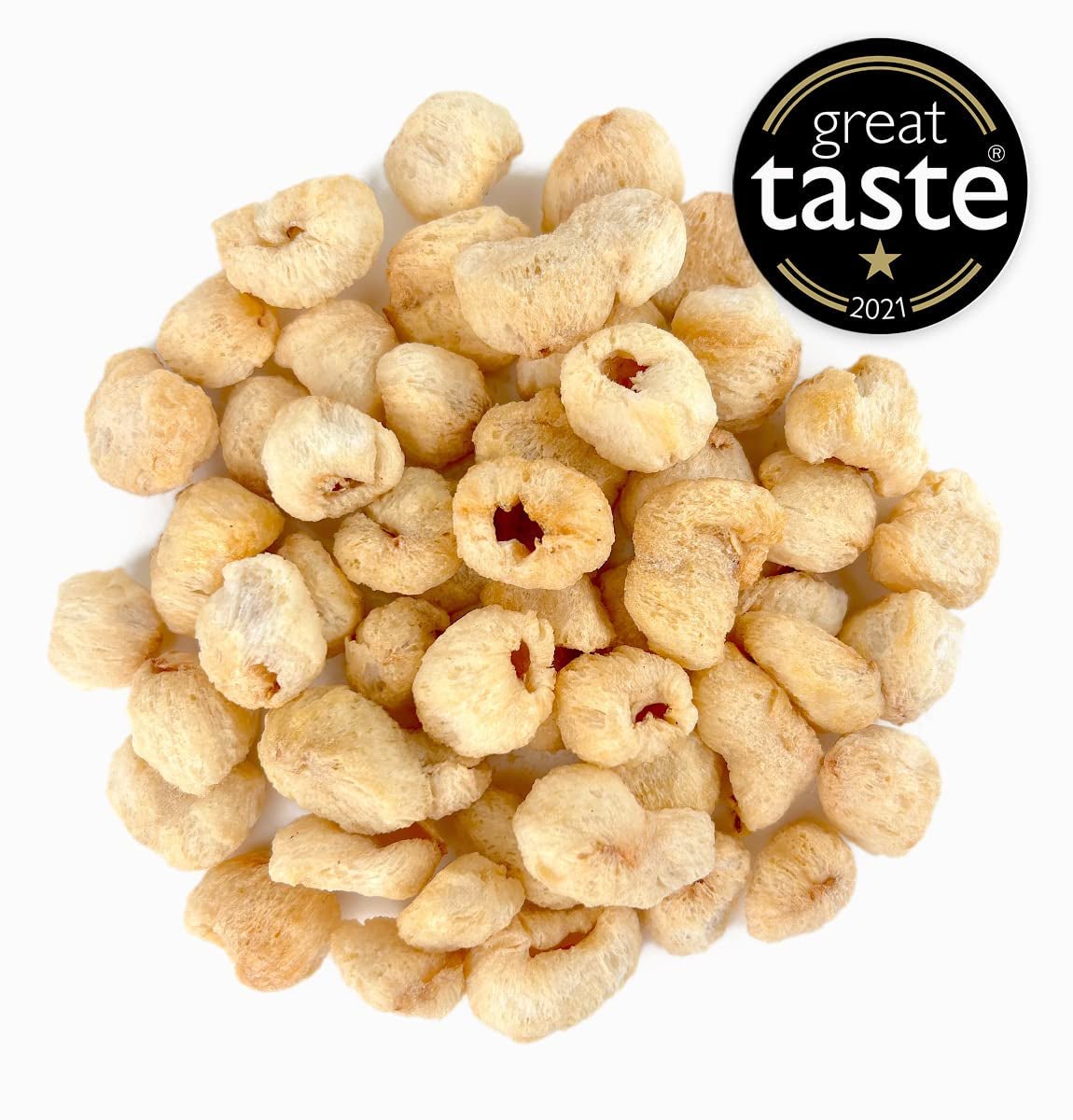 Litchi séché BRIX | Litchi naturel séché 95 g | Grand Prix du Goût pour les Fruits Secs | Sans OGM, sans gluten, végétalien, vitamines conservées Naty Shop Produits déshydratés