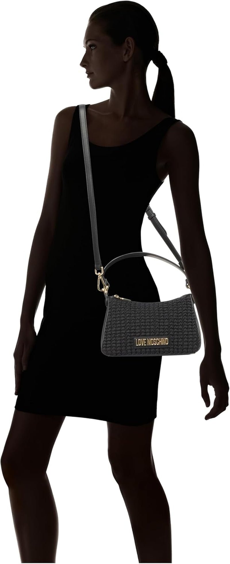 Love Moschino Sac Femme, Sac à Main Noir, Sacs Femme Noir Naty Shop
