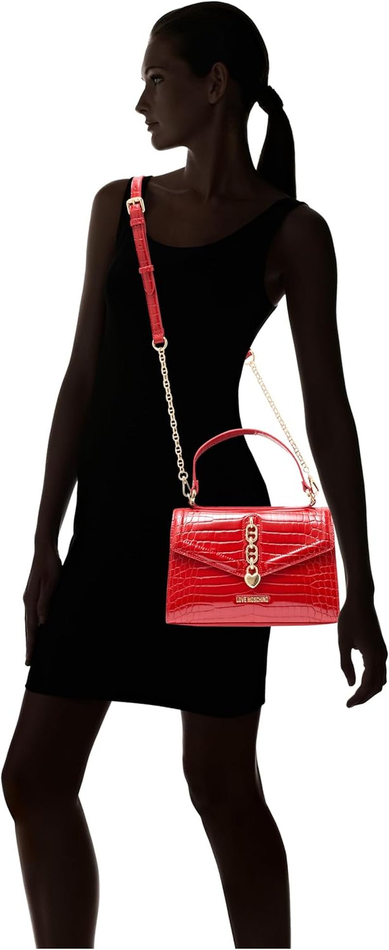 Love Moschino Sac Rouge Taille Unique Sacs Femme Naty Shop