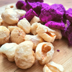 Litchis lyophilisés | 100% fruits lyophilisés séchés litchi | séché naturellement Vegan sans gluten | Pas de jus de litchi Sirop de litchi | Litchi tropical aux fruits lyophilisés | ZingyZoo Produits déshydratés Naty Shop