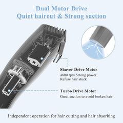 Tondeuse à cheveux pour bébé, tondeuse à cheveux pour enfants, tondeuse à cheveux silencieuse pour tout-petits avec 3 peignes de guidage, enfants imperméables - Bain et soins de la peau Naty Shop