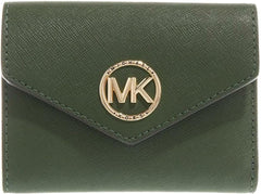 Michael Kors Ladies Md Env Trifold Bag Portofel Femei Naty Shop Amazon Verde O mărime se potrivește tuturor