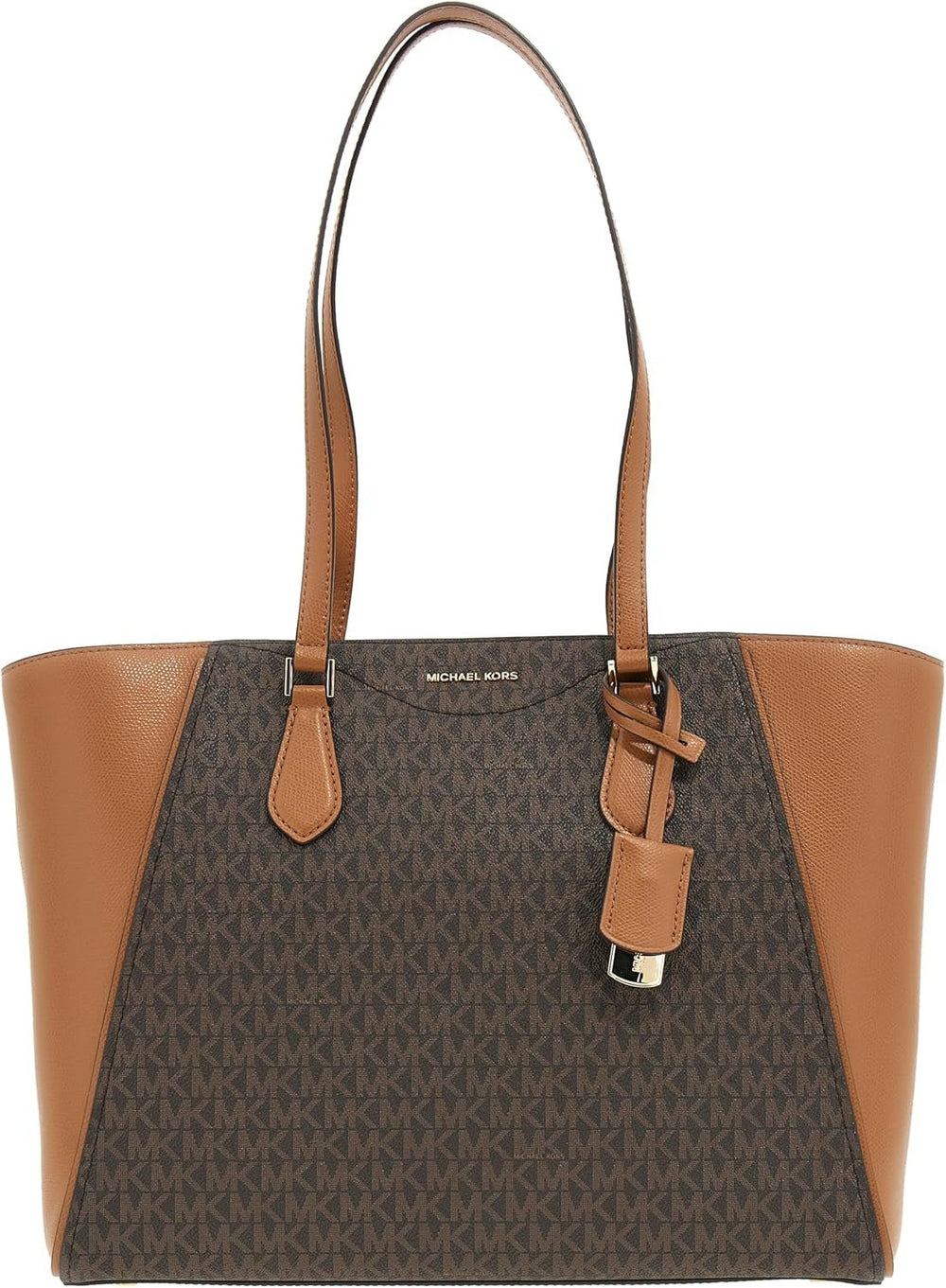 Michael Kors Lg Mf Tz Tote Handbag Femme Sacs Naty Shop Marron