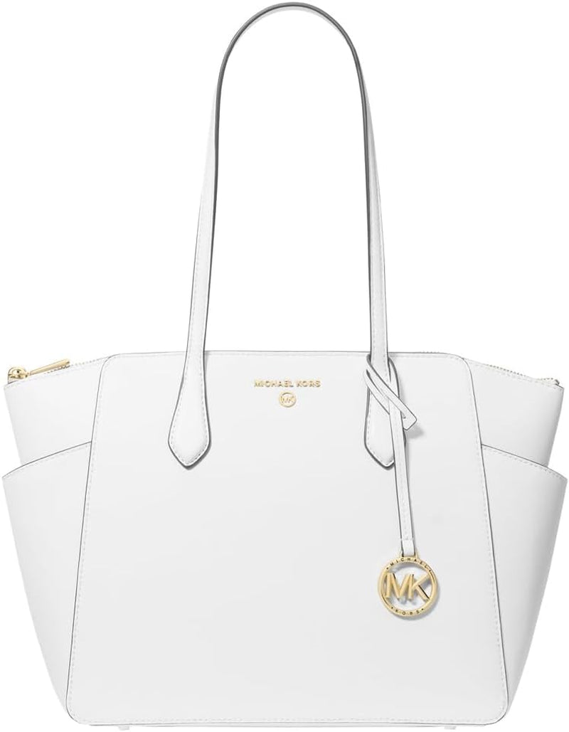 Michael Kors Sac Cabas Marilyn Md Tz Femme Sacs Naty Shop Blanc optique