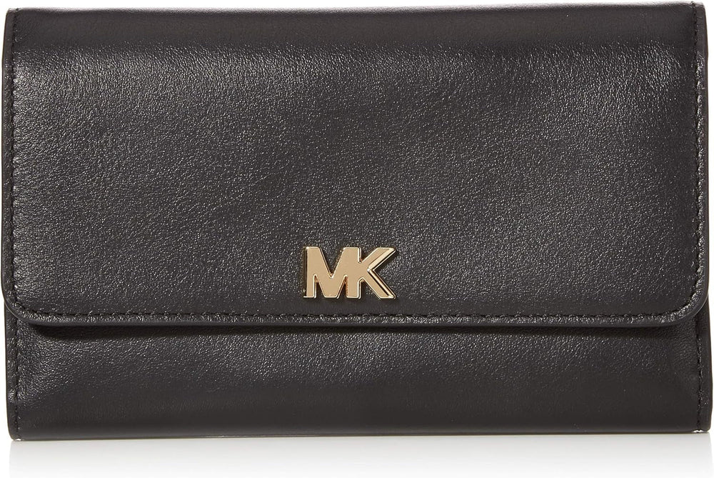 Michael Kors Money Pieces Porte-cartes de crédit femme, Marrón (Bagage), 2,5x9,5x11,4 cm (L x H) Naty Shop Portefeuille femme Noir (Noir) Taille unique