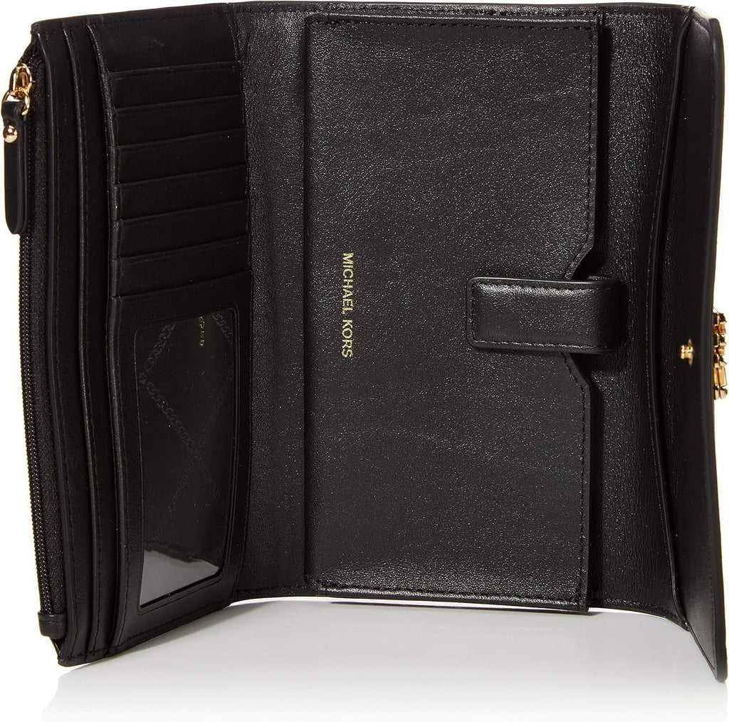 Michael Kors Money Pieces, titular card de credit pentru femei, Marrón (Luggage), 2.5x9.5x11.4 cm (L x Î L) Portofel Femei Naty Shop