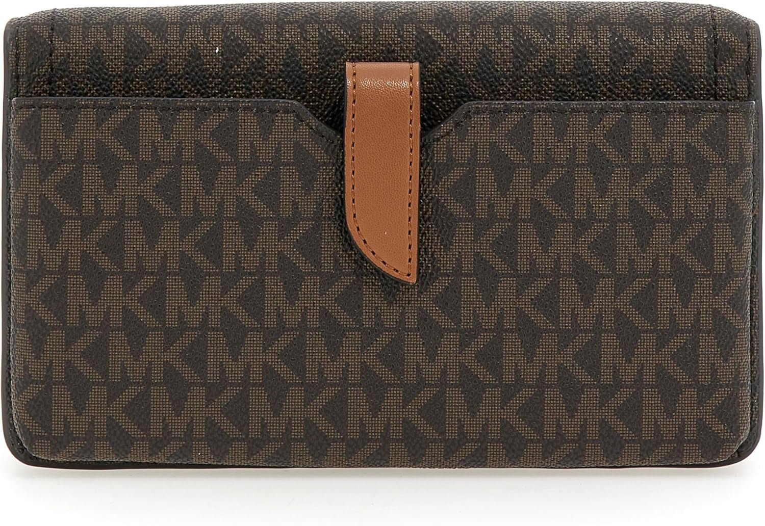 MICHAEL KORS Femme Heather PHN CHN XBODY Sac, Marron Foncé Femme Sacs Naty Shop