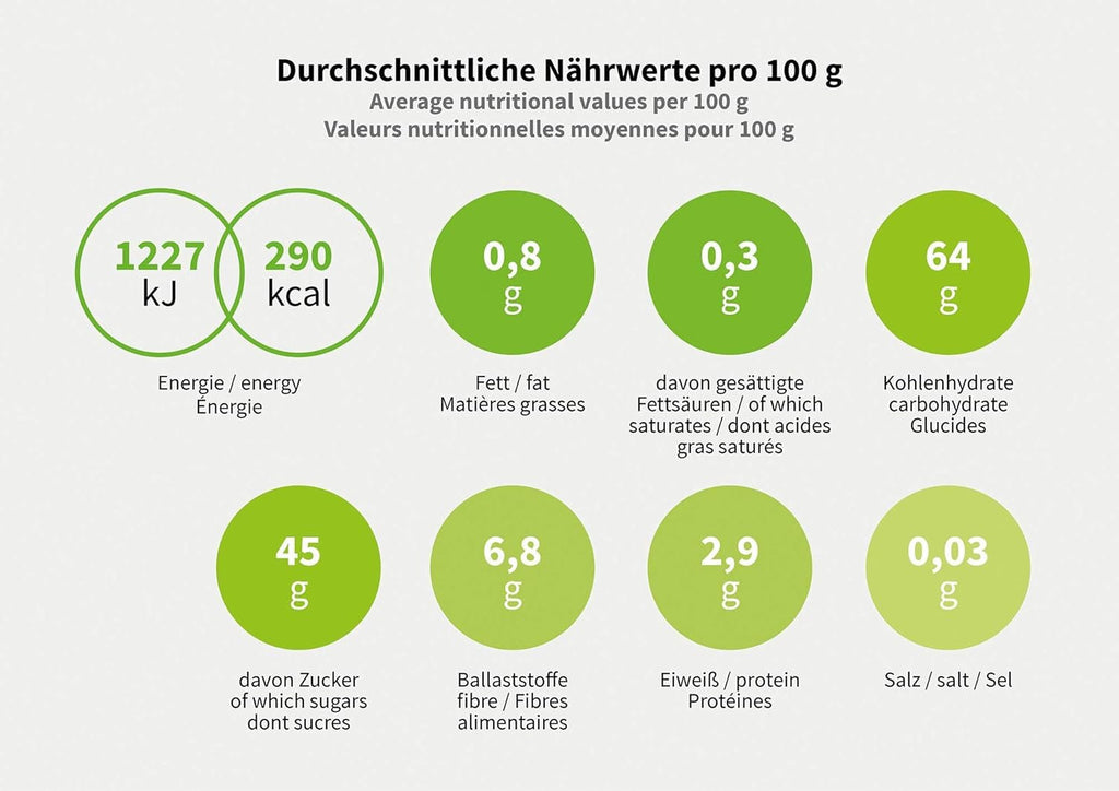 Mundo Feliz Caise uscate cu sâmburi din agricultura ecologică, 2 x 500 g Produse deshidratate Magazinul meu