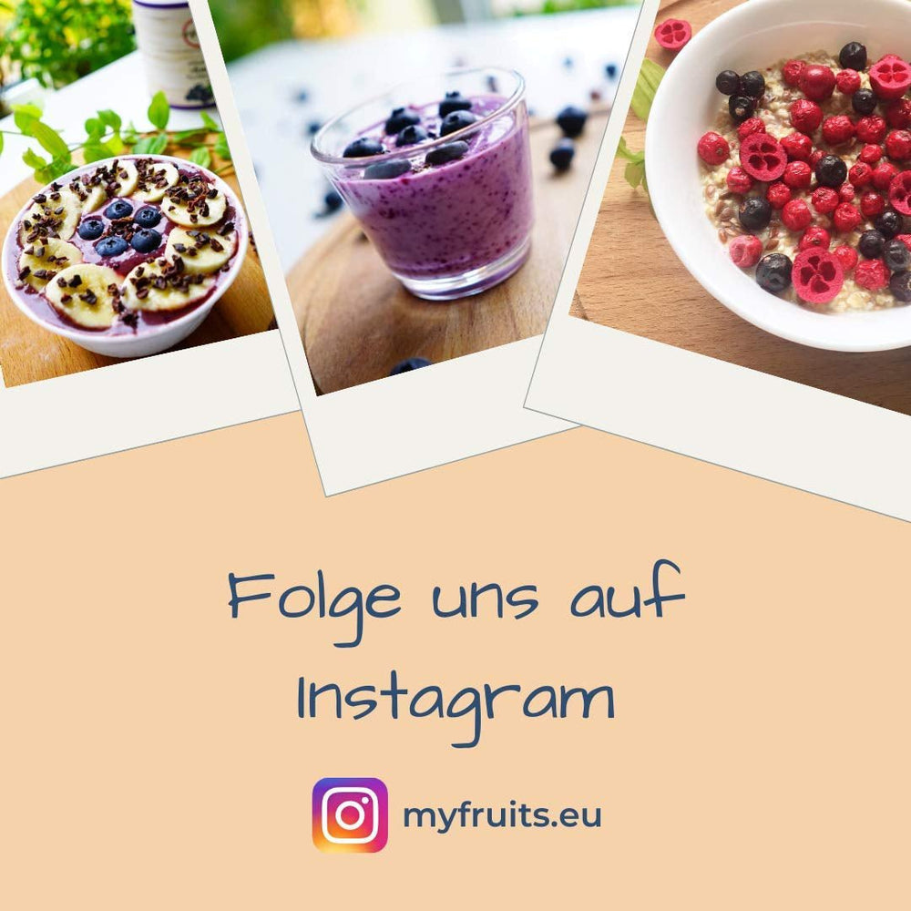 myfruits cassis, fruits lyophilisés, 100g, sans additifs, 100% cassis, fruits lyophilisés et secs pour muesli ou porridge... Produits déshydratés Naty Shop