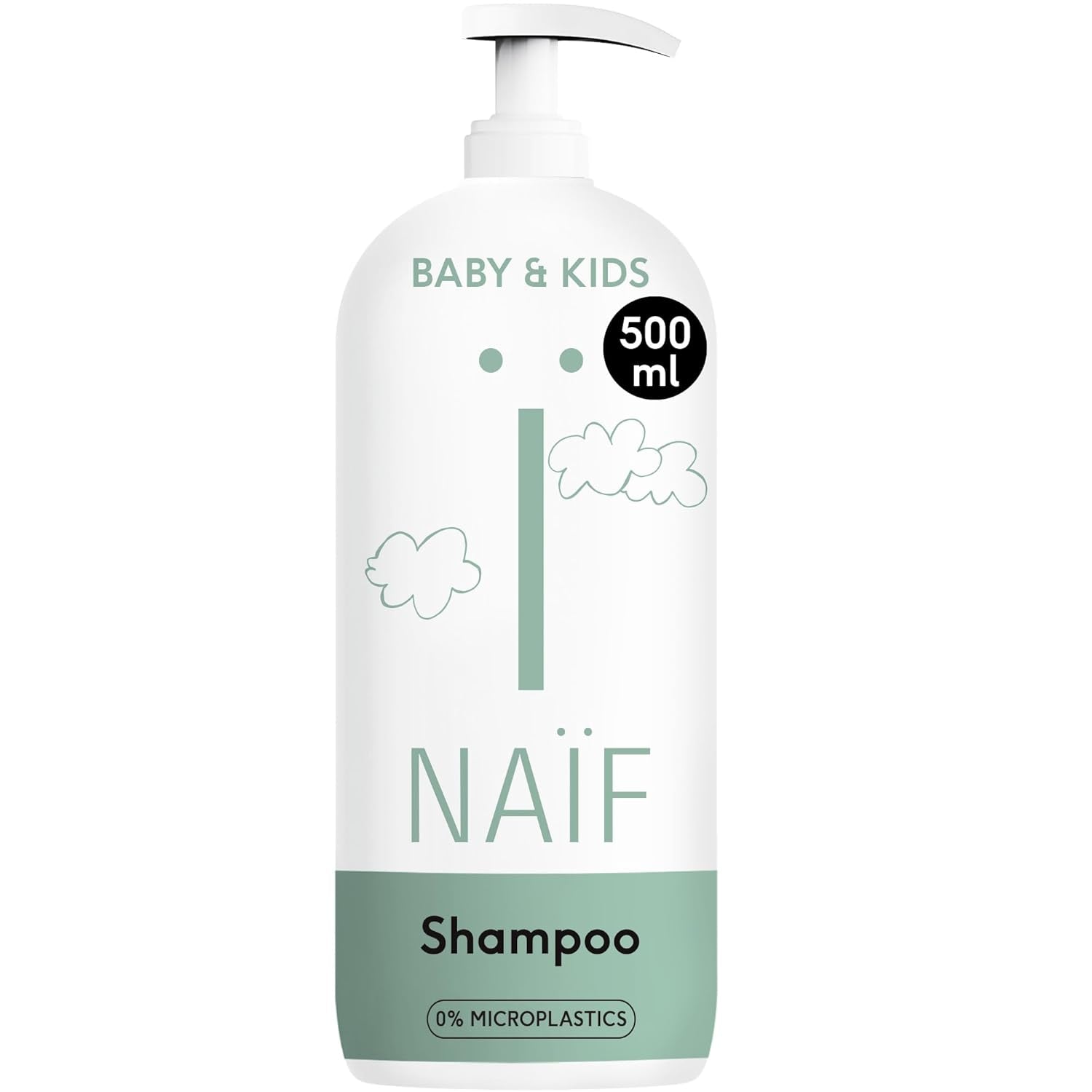Naïf - Shampoing soin - pour bébés et enfants - Shampoing bébé aux ingrédients naturels - 100% vegan - 0% SLES - Sans microplastiques, silicones et parabens - 200 ml Enfants - Bain et Soin Naty Shop L