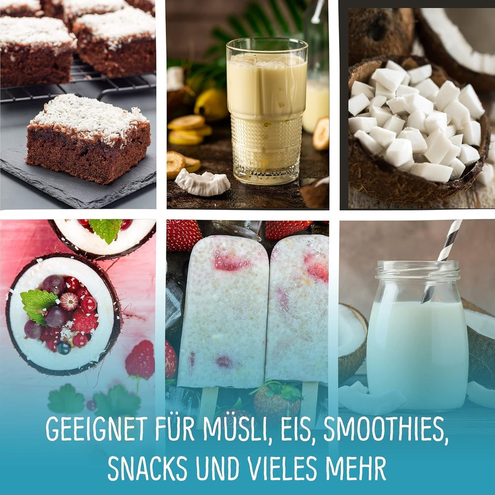 Noix de coco lyophilisée : 50g de fruits lyophilisés - bonbons vegan cubes de noix de coco sucrés - fruits naturellement séchés de NutriPur Produits déshydratés Naty Shop