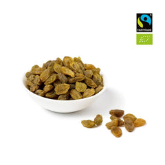 PAKKA - Raisins secs verts Khorog biologiques et équitables 750 g, biologiques et équitables, sans pépins, séchés à l'ombre, sans huile, si collants, directement des petits agriculteurs de Samarkand en Ouzbékistan, végétaliens, 750 g Naty Shop Produits déshydratés