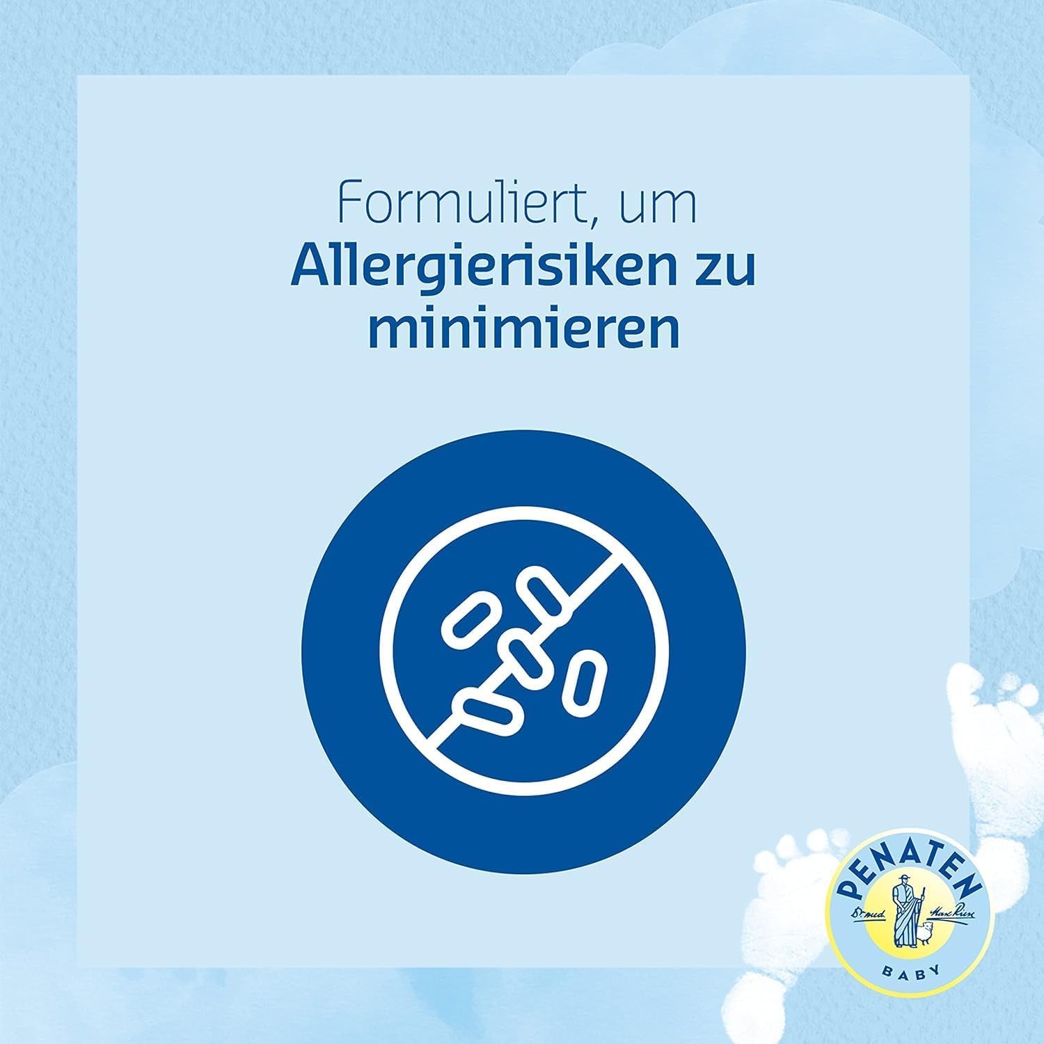 PENATEN Crème de Soin Ultra Sensible Visage & Corps (100ml) crème visage et corps pour bébé sans parfum, crème hydratante protectrice et nourrissante pour la peau très sensible des bébés sujets aux névrodermites Enfants - Bains et Soin Naty Shop