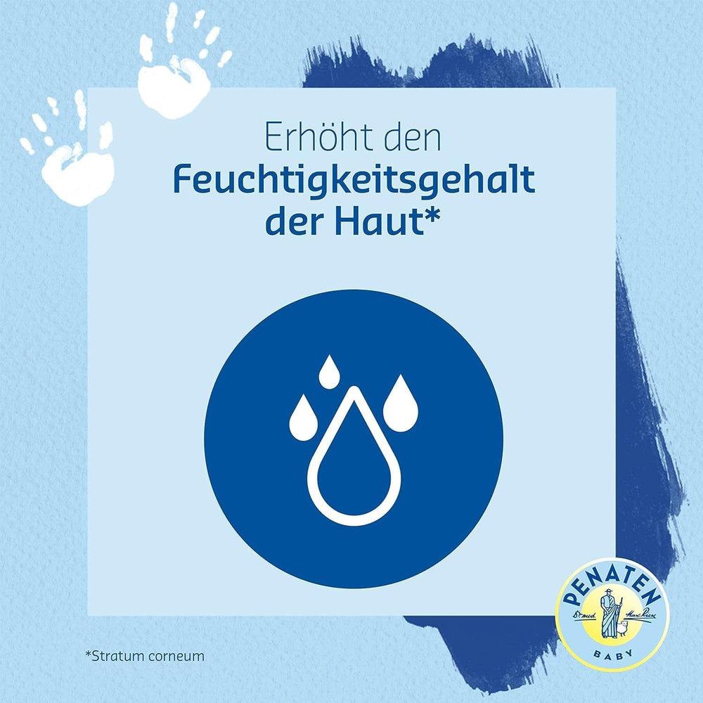 PENATEN Crème de Soin Ultra Sensible Visage & Corps (100ml) crème visage et corps pour bébé sans parfum, crème hydratante protectrice et nourrissante pour la peau très sensible des bébés sujets aux névrodermites Enfants - Bains et Soin Naty Shop