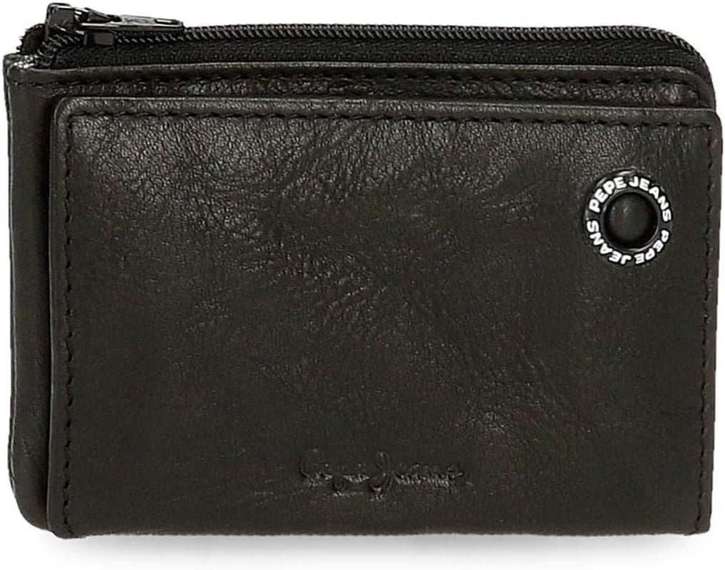 Pepe Jeans Adge Portefeuille Homme Naty Shop Étui Noir