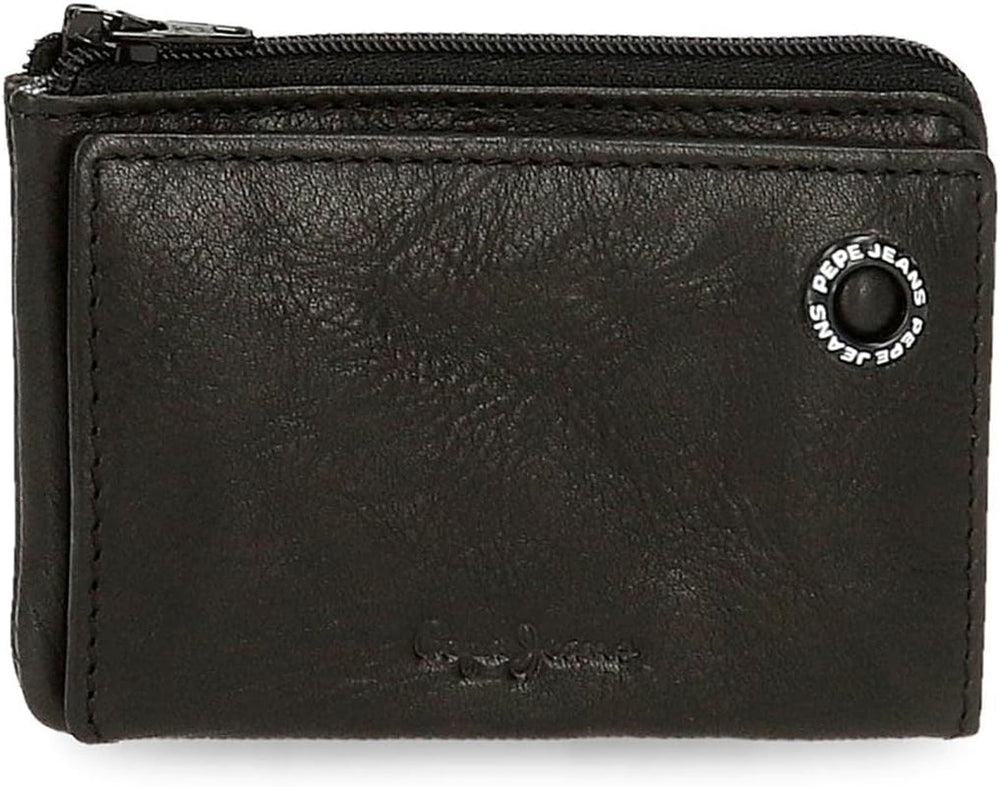 Pepe Jeans Adge Portefeuille Homme Naty Shop Étui Noir