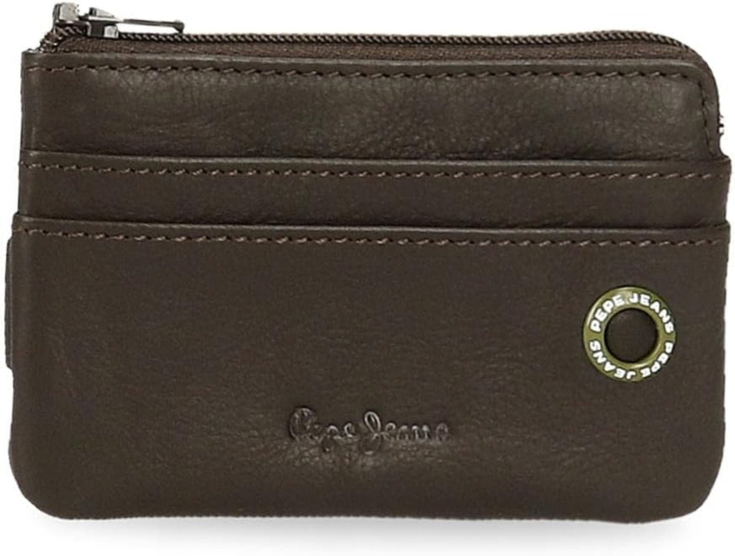 Portefeuille Homme Pepe Jeans adge Naty Shop Marron Portefeuille avec badge