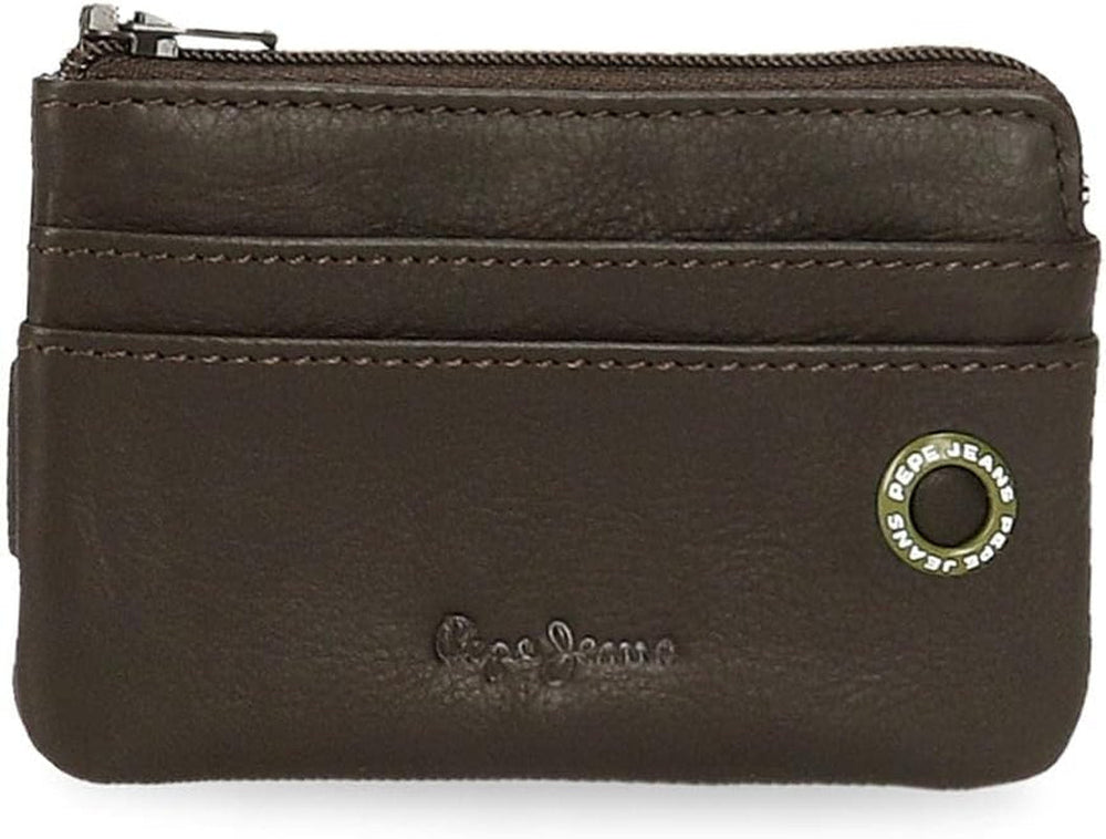 Portefeuille Homme Pepe Jeans adge Naty Shop Marron Portefeuille avec badge