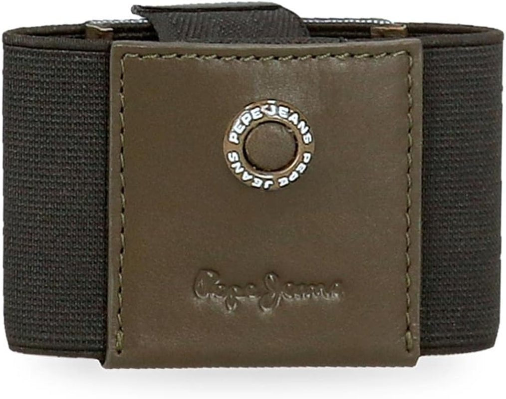 Portefeuille Homme Pepe Jeans adge Naty Shop Kaki Porte-cartes en caoutchouc