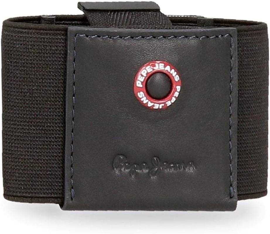 Portefeuille pour hommes Pepe Jeans adge Naty Shop Navy Porte-cartes en caoutchouc
