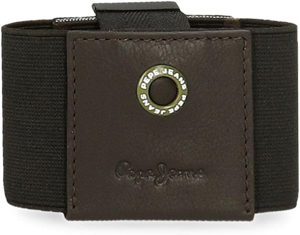 Portefeuille Homme Pepe Jeans adge Naty Shop Marron Porte-cartes en caoutchouc