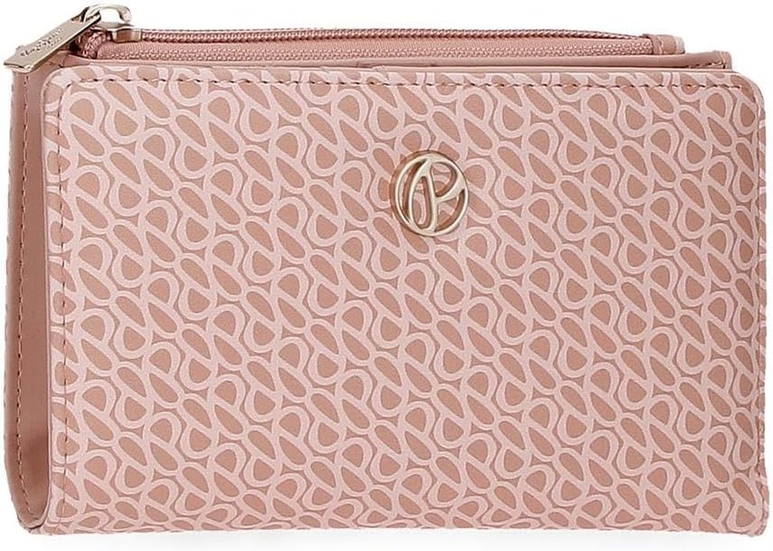 Pepe Jeans Megan Trousse de Toilette Noir 17x9x2 cm Simili Cuir, Noir, Taille Unique, Trousse de Toilette Portefeuille Femme Naty Shop Étui Rose