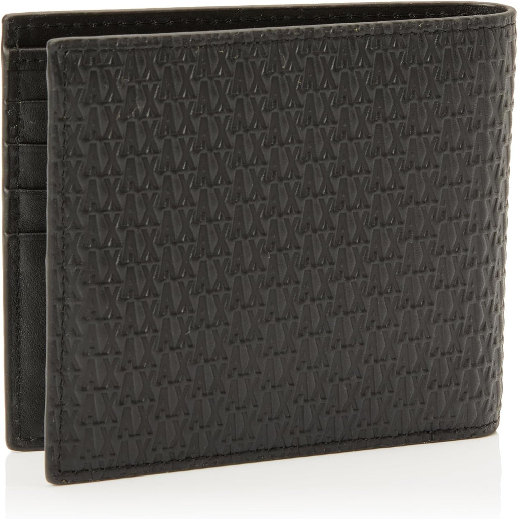 Portofel Elba, Essential, Mini Metal Logo Bi-Fold pentru bărbați Armani Exchange Portofel Barbati Naty Shop