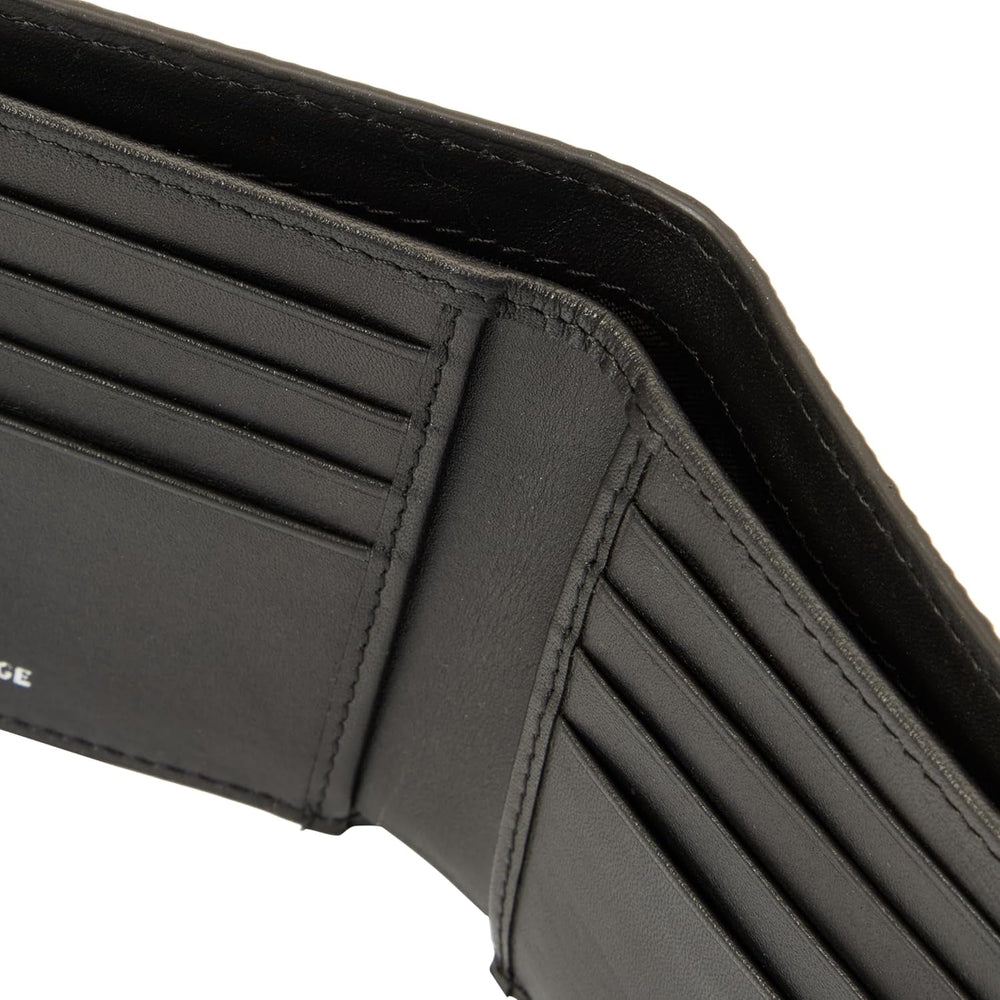 Elba, Essential, Mini portefeuille à deux volets avec logo en métal pour homme Armani Exchange Portefeuille pour homme Naty Shop