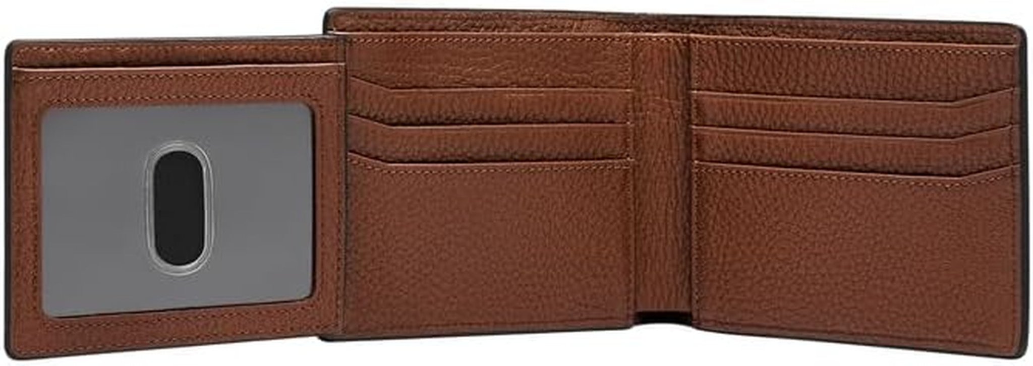 Portefeuille à deux volets Fossil Huntington pour hommes Naty Shop Portefeuille pour hommes