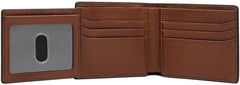 Portefeuille à deux volets Fossil Huntington pour hommes Naty Shop Portefeuille pour hommes