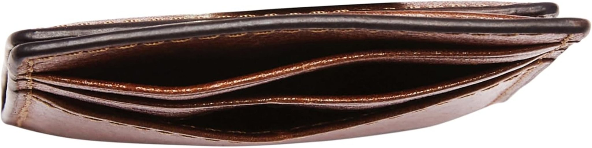 Portefeuille Fossil Andrew pour hommes, portefeuille en cuir cognac 7,2 cm L x 0,5 cm l x 10 cm H ML4173222 Portefeuille pour hommes Naty Shop