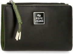 Portofel mare Pepe Jeans Bea, Cartera Con Tarjetero Portofel Barbati Naty Shop Negru