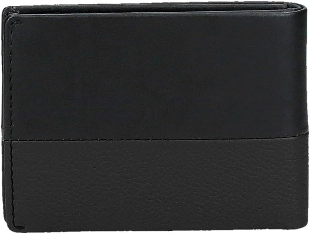 Pepe Jeans Portefeuille Double Horizontal avec Compartiment à Monnaie, Noir, 11 x 8 x 1 cm, Cuir, Protégé RFID, Homme, Portefeuille Horizontal avec Compartiment à Monnaie Portefeuille Homme Naty Shop