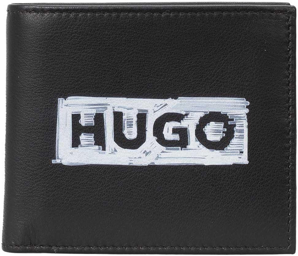 HUGO Portefeuille pour hommes Brock_8cc, Black1 Naty Shop Portefeuille pour hommes Titre par défaut
