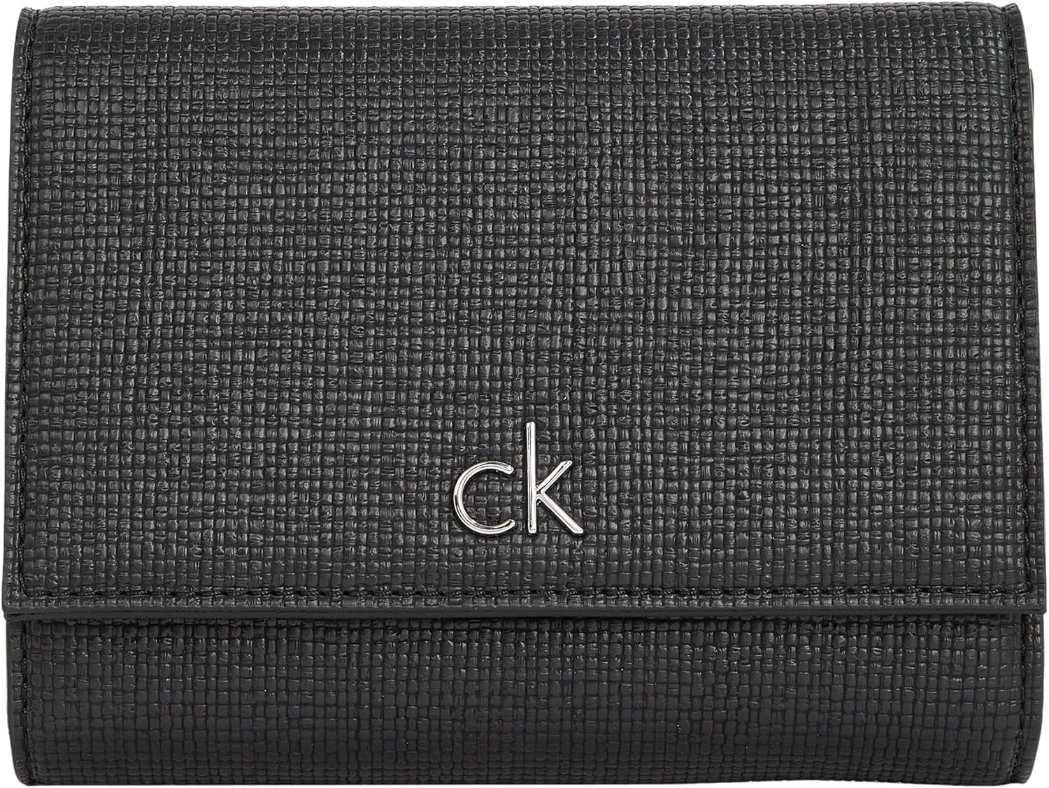 Calvin Klein Women's Daily Medium Trifold Klein Wallet, Noir (Ck Black), Taille Réelle Portefeuille Femme Naty Shop Default Title