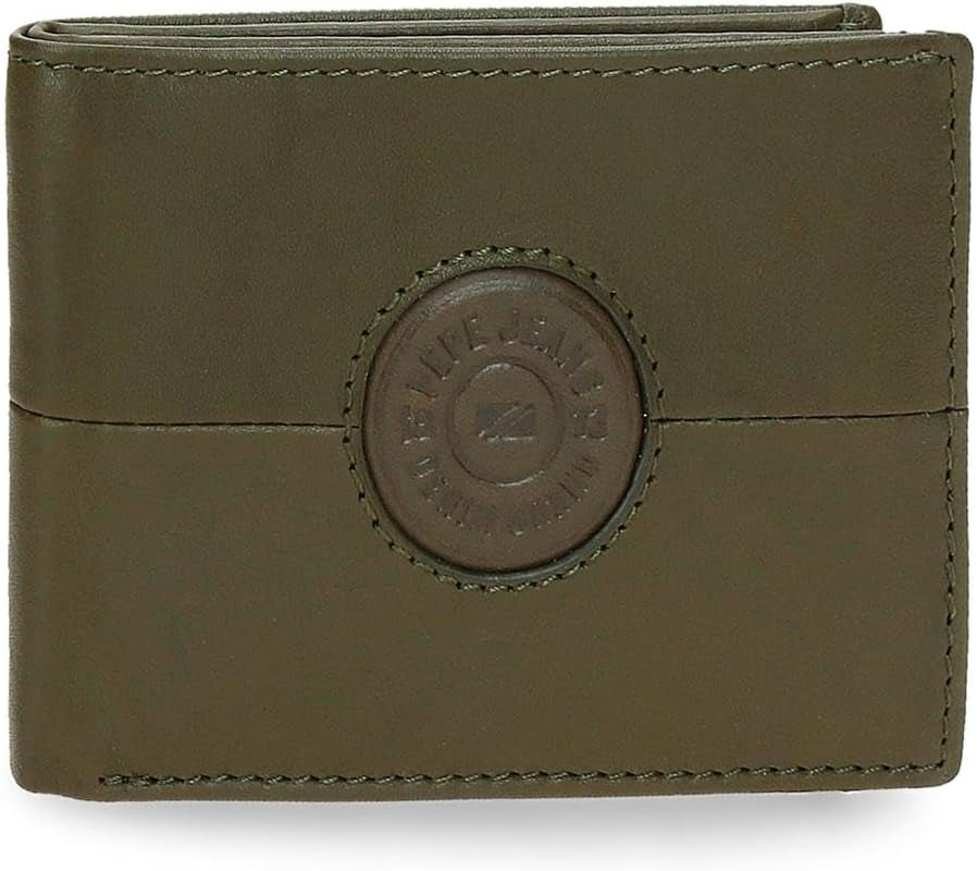 Pepe Jeans Cracker Cowhide Portefeuilles et porte-monnaie Noir Marron Vert Différentes tailles Naty Shop Portefeuille pour homme Vert Purse 11